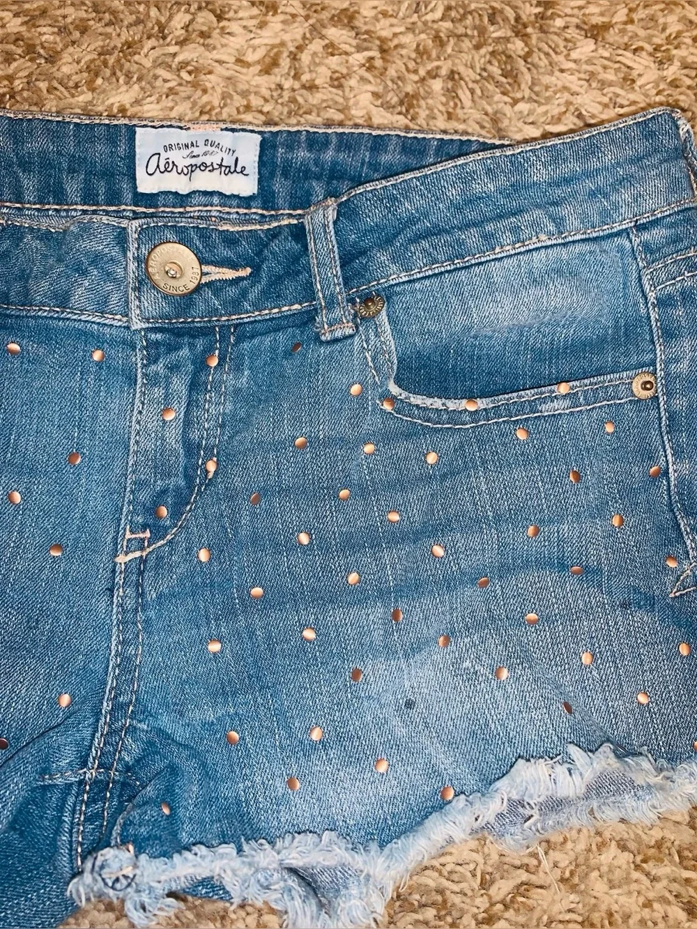 Aeropostale Blue Denim Shorts